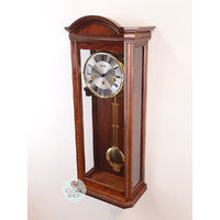66cm Walnut 8 Day Mechanical Chiming Wall Clock By AMS image