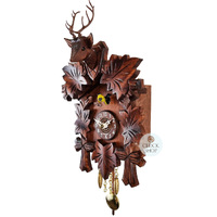 5 Leaf & Deer Battery Carved Kuckulino 18cm By TRENKLE  image