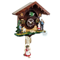 Heidi House Battery Chalet Kuckulino With Swinging Doll 15cm By TRENKLE image