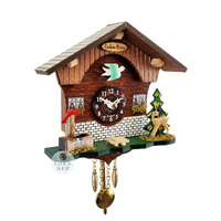 Forest Cabin Battery Chalet Kuckulino With Deer 15cm By TRENKLE image