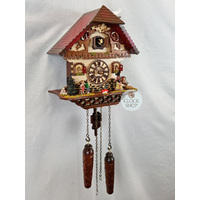 Hansel & Gretel Battery Chalet Cuckoo Clock 32cm By TRENKLE image