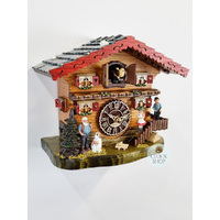 Heidi House Battery Chalet Table Cuckoo Clock 20cm By TRENKLE image