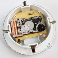 7.2cm Silver Clock Insert With White Dial & Roman Numerals image