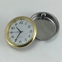 Round Arabic Gold 35mm - Quartz Clock Movement image