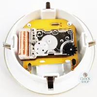 7.2cm Gold Clock Insert With White Dial & Arabic Numerals image