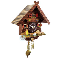 Forest Cabin Battery Chalet Kuckulino With Owl 16cm By TRENKLE image