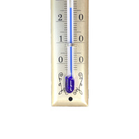 9.5cm Gold Thermometer Round Top By FISCHER image