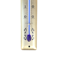 13cm Gold Thermometer Square Top By FISCHER image