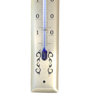 18cm Gold Thermometer Square Top By FISCHER image