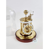 28.5cm Mahogany Astrolabium Mantel Clock By HERMLE  image