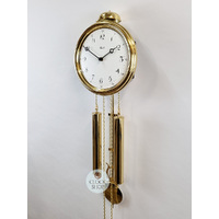 68cm Polished Brass 8 Day Mechanical Wall Clock By HERMLE image