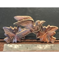 Wooden Carved Top For Cuckoo Clock Clip On 165mm image