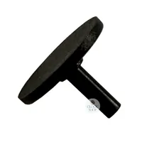 Black Euroshaft Quartz Centre Button (9mm) image