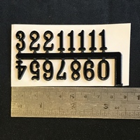 15mm Black Arabic Numerals image