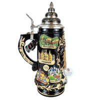 Deutschland Golden Eagle Beer Stein 0.75L By KING image