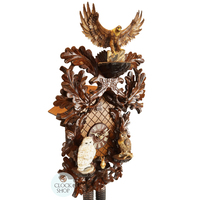 Eagle & Owls 8 Day Mechanical Carved Cuckoo Clock 62cm By SCHWER image