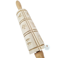 Springerle Rolling Pin- 12 Designs (Assorted) image