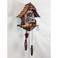 Bears & Honey Battery Chalet Cuckoo Clock 28cm By TRENKLE image
