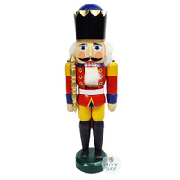 29cm Red & Yellow King Nutcracker By Seiffener image