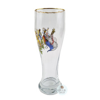 Bavarian Coat Of Arms Large Wheat Beer Glass 0.5L image