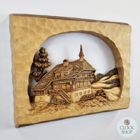 Black Forest Chalet Wall Carving By Thomas Eyring image