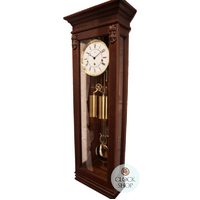 98cm Walnut 8 Day Mechanical Regulator Wall Clock By AMS image