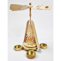 28cm Deer Christmas Pyramid By Richard Glässer image