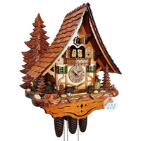 Bears 8 Day Mechanical Chalet Cuckoo Clock 45cm By ENGSTLER image