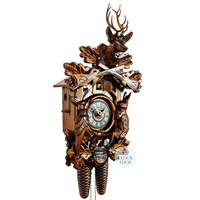 Before The Hunt 8 Day Mechanical Carved Cuckoo Clock 40cm By ENGSTLER image