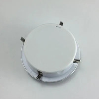 6.6cm Silver Clock Insert With White Dial & Roman Numerals image