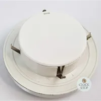 8.5cm Silver Clock Insert With White Dial & Roman Numerals image