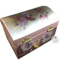 Dancing Fairy Musical Jewellery Chest With Fairy & Butterflies (Tchaikovsky-Waltz Of The Flowers) image