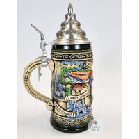 New Zealand Beer Stein Rustic 0.5L By KING image