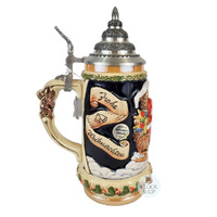 Santa Claus In Sleigh Christmas Beer Stein 0.5L By KING image