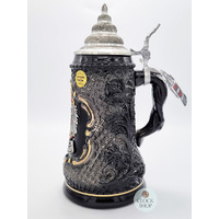 Deutschland Pewter Coat Of Arms Eagle Crest Beer Stein 0.5L By KING image