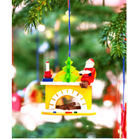 6cm Fireplace & Santa By Graupner image