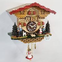 Heidi House Battery Chalet Kuckulino With Swinging Doll 18cm By TRENKLE image
