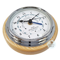 17cm Ash Quartz Time & Tide Clock By FISCHER image