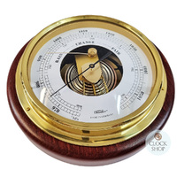 17cm Mahogany Barometer By FISCHER image