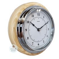 17cm Ash Quartz Clock By FISCHER image