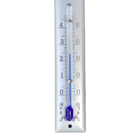 9.5cm Silver Thermometer Square Top By FISCHER image