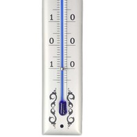 16.5cm Silver Thermometer Round Top By FISCHER image