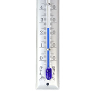 9.5cm Silver Thermometer Round Top By FISCHER image