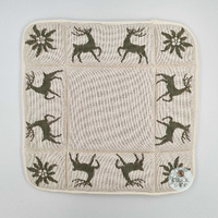 Green Reindeer Bread Basket By Schatz image