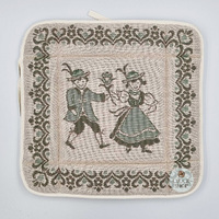 Green Dancers Bread Basket By Schatz image