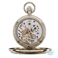49mm Stainless Steel Unisex Mechanical Skeleton Pocket Watch By CLASSIQUE (Arabic) image