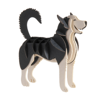 3D Paper Model- Siberian Husky image