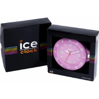 13cm Neon Pink Silent Analogue Alarm Clock By ICE image