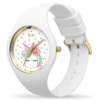 34mm Fantasia Collection White & Gold Youth Watch With Unicorn Dial By ICE-WATCH image