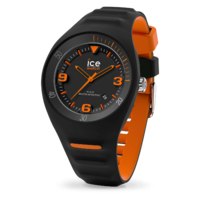 Leclercq Collection Black/Orange Watch with Black Strap By ICE image